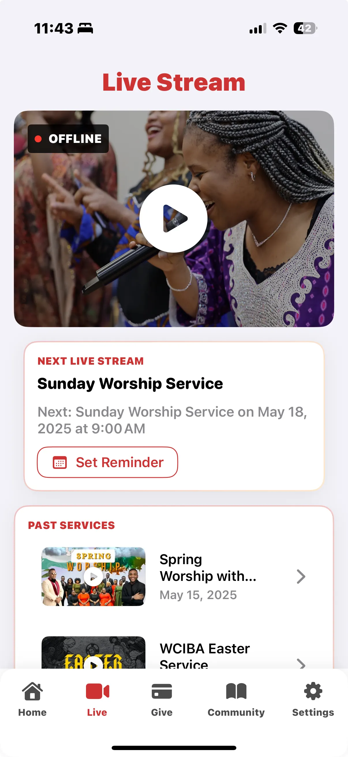 WCIBA iOS App
